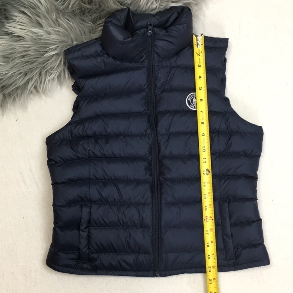 Abercrombie & Fitch Navy Down Vest - Picture 4 of 7